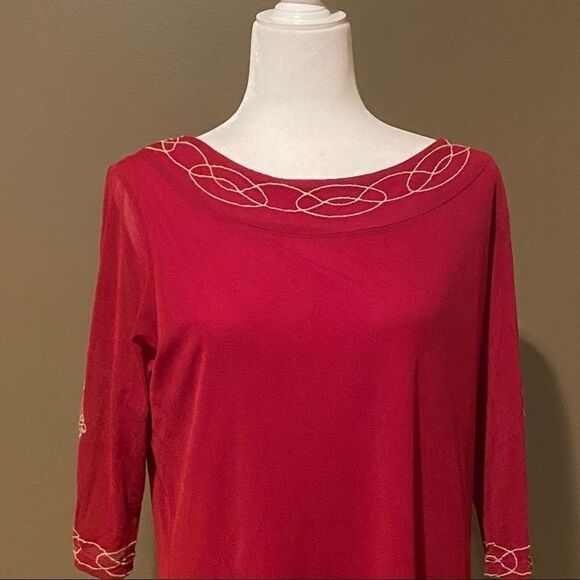 Lane Bryant  Embroidered Top - Picture 3 of 9